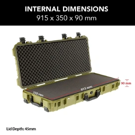 HD Series Rifle Hard Gun Case M - Olive Drab