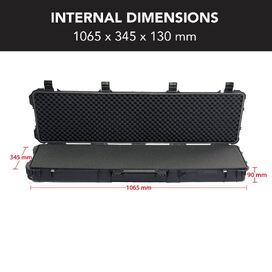 HD Series Rifle Hard Gun Case L - Black