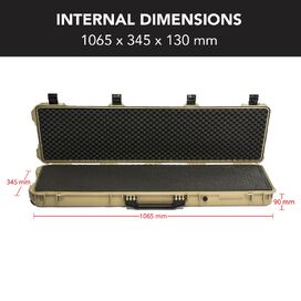 HD Series Rifle Hard Gun Case L - Desert Tan
