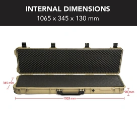 HD Series Rifle Hard Gun Case L - Desert Tan