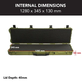 HD Series Rifle Hard Gun Case XL - Olive Drab