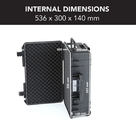 5610 Lite Series Trolley Hard Case in Black