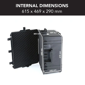 5640 Lite Series Trolley Hard Case in Black