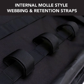 36" Double Rifle Bag - Black