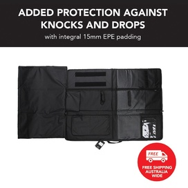 Black Rifle Hard Gun Case + Shooting Range Mat Bundle (No Foam)