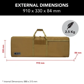 36" Double Rifle Bag - Desert Tan
