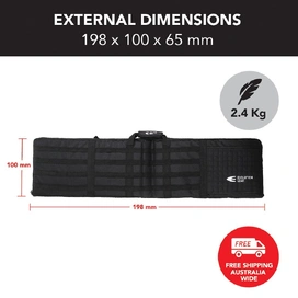 Olive Drab Rifle Hard Gun Case + Shooting Range Mat Bundle (No Foam)