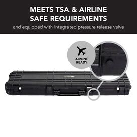 HD Series Rifle Hard Gun Case L - Black