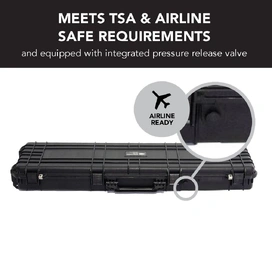 Black Rifle Hard Gun Case + Double Rifle Bag Bundle (No Foam)