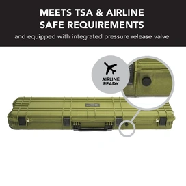 HD Series Rifle Hard Gun Case XL - Olive Drab