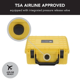 Hi Vis Yellow 3510 HD Series Utility Hard Case for Camera, Ammunition and Sensitive Equipment
