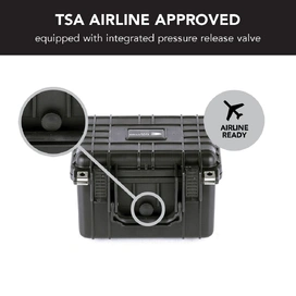 HD Series Utility Hard Case for Cameras & Drones 3525 - Black