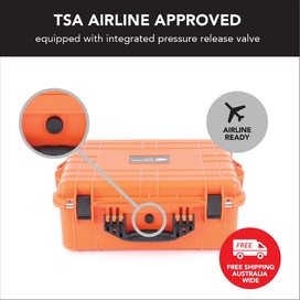 HD Series Utility Hard Case for Cameras & Drones - Hi Vis Orange