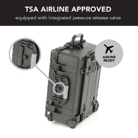 HD Series Trolley Camera & Drone Hard Case 5520 - Black