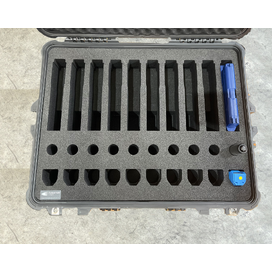 M&P 40 x10, Baton x10 & Pepper Spray x10 Custom foam insert in 5525 Hard Case