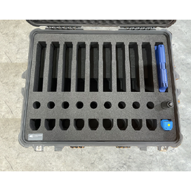 M&P 40 x10, Baton x10 & Pepper Spray x10 Custom foam insert in 5525 Hard Case