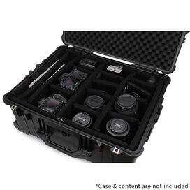 HD Series 5530 Trolley Camera & Drone Hard Case with Padded Dividers