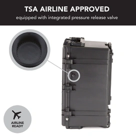 5545 Camera & Drone Hard Trolley Case - Black