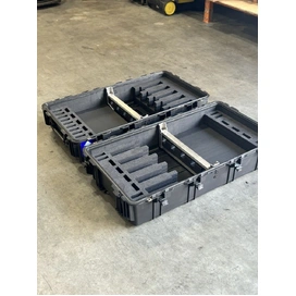 AR15 x10 Rifles Bulk Storage With Weapon Retention System in 7550 Hard Case