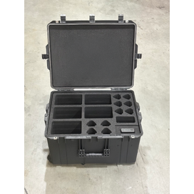 5x Pico 4 Ultra Enterprise VR Headsets Custom Foam Insert and Charging Station in 5640 Hard Case