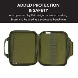 Handgun Pistol Bag Soft Case with 5 Magazine Slots - Olive Drab