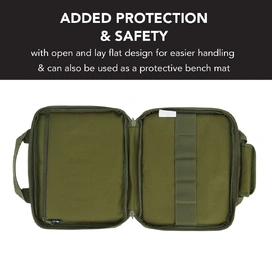 Handgun Pistol Bag Soft Case with 5 Magazine Slots - Olive Drab