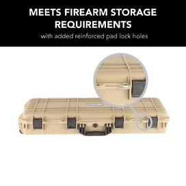 HD Series Rifle Hard Gun Case M - Desert Tan