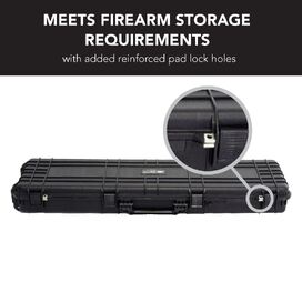 HD Series Rifle Hard Gun Case L - Black