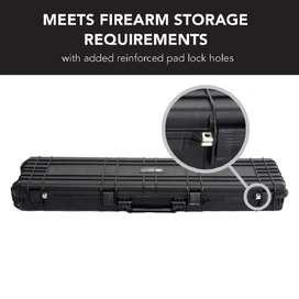 HD Series Rifle Hard Gun Case L - Black