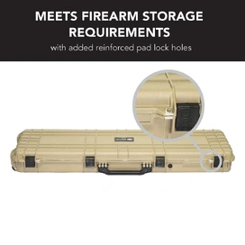 HD Series Rifle Hard Gun Case L - Desert Tan