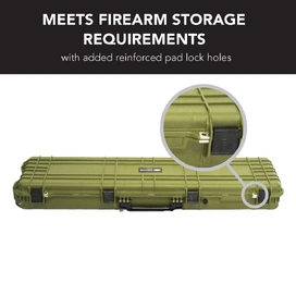 HD Series Rifle Hard Gun Case L - Olive Drab
