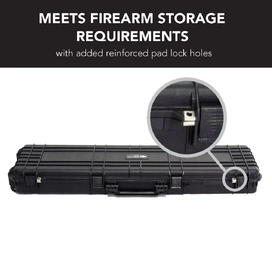 HD Series Rifle Hard Gun Case XL - Black