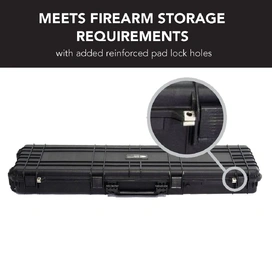 Black Rifle Hard Gun Case + Double Rifle Bag Bundle (No Foam)