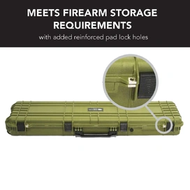 HD Series Rifle Hard Gun Case XL - Olive Drab