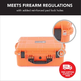 HD Series Utility Hard Case for Cameras & Drones - Hi Vis Orange