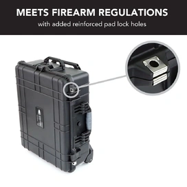 Trolley Hard Case for Drones, Cameras & Sensitive Equipments - Black