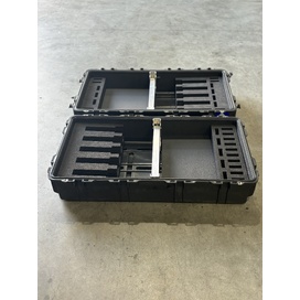 AR15 x10 Rifles Bulk Storage With Weapon Retention System in 7550 Hard Case