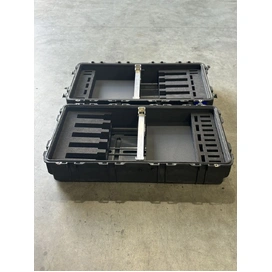 AR15 x10 Rifles Bulk Storage With Weapon Retention System in 7550 Hard Case