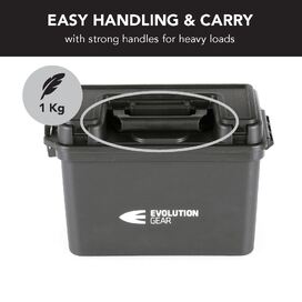 Large Ammunition Case Weatherproof Ammo Box / Dry Box in Black