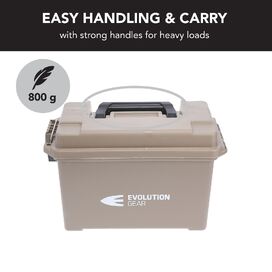 Medium Ammunition Case Weatherproof Ammo Box / Dry Box - Desert Tan