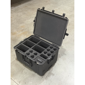 5x Pico 4 Ultra Enterprise VR Headsets Custom Foam Insert and Charging Station in 5640 Hard Case