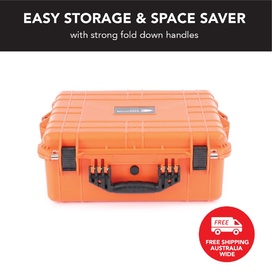 HD Series Utility Hard Case for Cameras & Drones - Hi Vis Orange