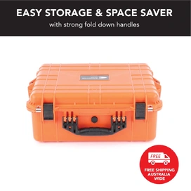 HD Series Utility Hard Case for Cameras & Drones - Hi Vis Orange