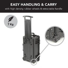 HD Series Trolley Camera & Drone Hard Case 5510 With Foam Systems