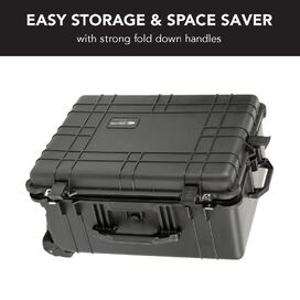 HD Series 5530 Trolley Camera & Drone Hard Case with Padded Dividers - Black