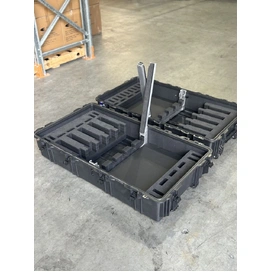 AR15 x10 Rifles Bulk Storage With Weapon Retention System in 7550 Hard Case