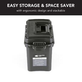 Large Ammunition Case Weatherproof Ammo Box / Dry Box in Black