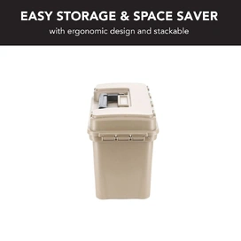 Large Ammunition Case Weatherproof Ammo Box / Dry Box in Desert Tan