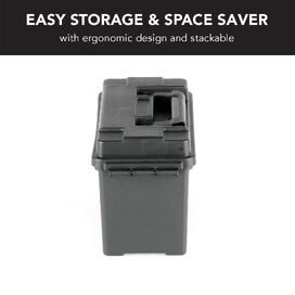 Medium Ammunition Case Weatherproof Ammo Box / Dry Box - Black