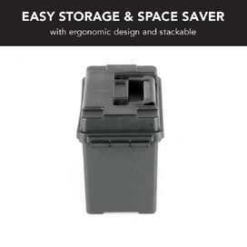 Medium Ammunition Case Weatherproof Ammo Box / Dry Box - Black